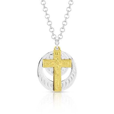 Montana Silversmiths  World of Faith Cross Necklace